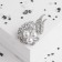 Brooch "Pearl flower" openwork, white color in silver