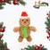 Soft toy for dogs "Snowman" with a squeak, 26 x 15 cm