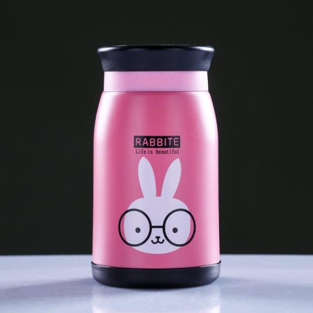 Thermos, 260 ml, mini "rabbit", 260 ml, retains heat 2 hours, 7 x 14 cm, mix
