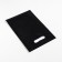Polyethylene package with a cut pen, black 20-30 cm, 70 μm