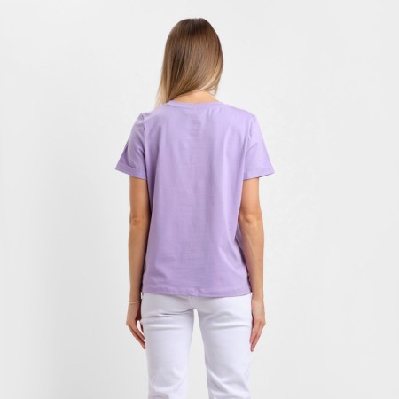 T-shirt female, lilac color, size 42-44 (m)-4