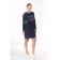 Women's tunic with a long sleeve, size 46, blue color
