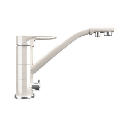 Kitchen mixer Ulgran Brilliant 010-331 b, white color
