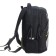 Youth backpack 39 x 26 x 19 cm, Grizzly, ergonomic back, laptop department, black