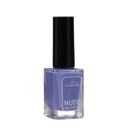 Nail polish with Nude Collection gel effect, tone 383, blue-lilac, 12 ml-1