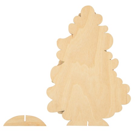 New Year's puzzle. Velcro "New Year! Dress the Christmas tree "-3