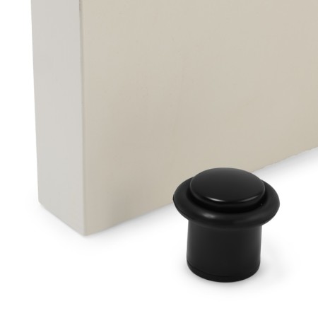 Door stop U302BL, D = 27 mm, h = 40 mm, black color-5