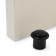 Door stop U302BL, D = 27 mm, h = 40 mm, black color
