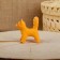 Souvenir "Kotik", red, 3.5 × 4 × 5.5 cm, Kargopol toy, mix