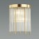 Bra York, 2x40W E14, Color Gold, IP20