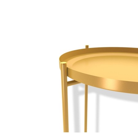 Journal table, 376x376x515, gold-2
