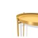 Journal table, 376x376x515, gold