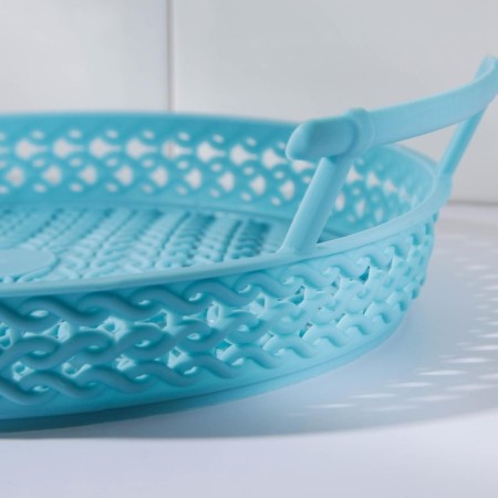Plastic tray with handles "loops", 22.5 × 6 cm, color mix-2