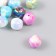 Busina Plastic for creativity "Multi -colored faces. Hologography" mix 1.4x1.4x1.4 cm