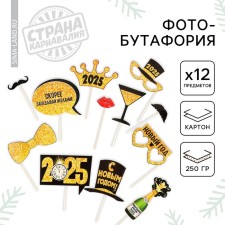 Set for photography New Year's 