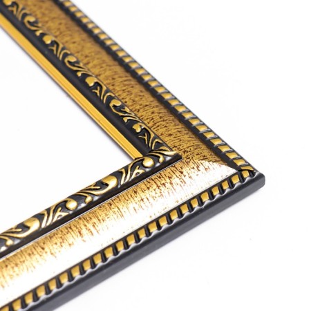Photo frame Plastic "Mira" 21x29.7 cm, (A4) gold (plastic screen)-2