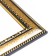 Photo frame Plastic "Mira" 21x29.7 cm, (A4) gold (plastic screen)