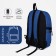 School backpack from lightning textiles, Fulldorn, 2 pockets, blue color