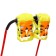 Sled "Timka 3k" with mittens, red color