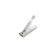 Clipper large kaizer, rectangular, silver color