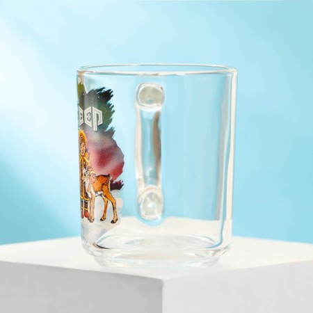 Glass mug "North. Yurts ", 200 ml-1