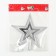 Christmas tree toy New Year's "Star", for the New Year, silver color