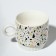 Ceramic "stone" mug, 250 ml, white color