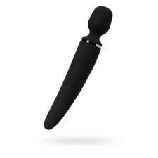Satispyer Woman Wand vibrator, 10 modes, ABS plastic, black color, 34 cm, D = 5.7 cm