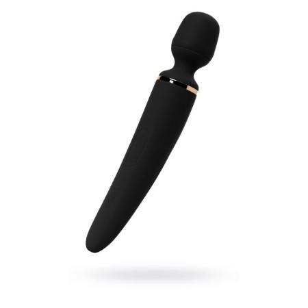 Satispyer Woman Wand vibrator, 10 modes, ABS plastic, black color, 34 cm, D = 5.7 cm