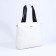 Female bag Textura, chover, large size, white color