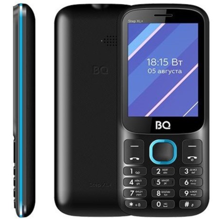 Cell phone BQ M-2820 STEP XL+ Black Blue-1
