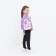 Baby backpack on lightning, lilac color