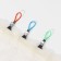Clip for curtains, on a loop, 50 × 15 mm, 5 pcs, color colorful