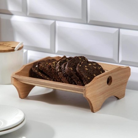 Derevyannaya premium breadbreads “Host wipes”, 18 × 17 × 7 cm, BU