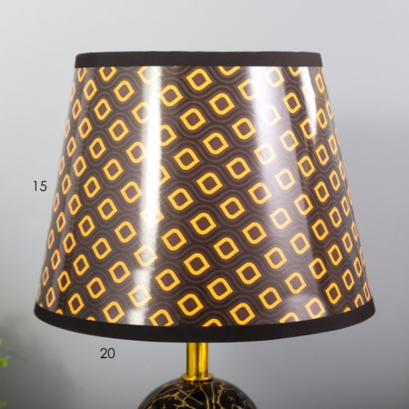 Hell lamp "Amalia" E14 40W Black Gold 20x20x30 cm Risalux-5