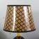 Hell lamp "Amalia" E14 40W Black Gold 20x20x30 cm Risalux
