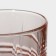 Low glass glass "Dallas", 300 ml, pink color