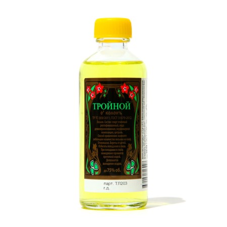 Lotion cologne after shaving "Triple", 100 ml
