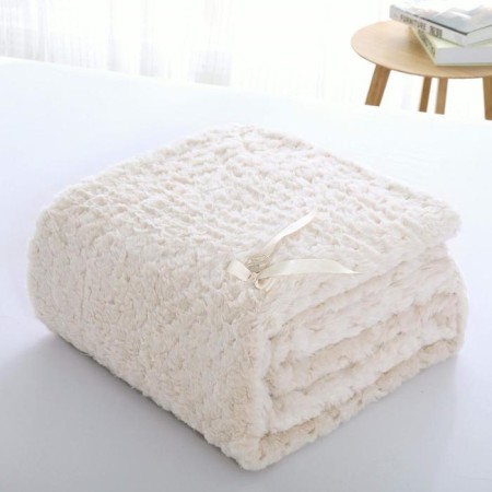 Aville cover, size 160x220 cm, cream color-2