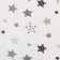 Star diapers, size 75x120 cm, calico, 140 g/m, cotton 100%