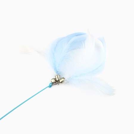 Toy teaser for cats on a suction cup with a pen “Kitik”, Blue, 94 cm-4