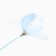 Toy teaser for cats on a suction cup with a pen “Kitik”, Blue, 94 cm