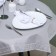 Gnital tablecloth with rhinestones, 85 x 85 ± 5 cm, gray color, p/e color