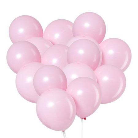 Latex ball 10 ", pastel, in a set of 5 pcs., The color is light pink-1