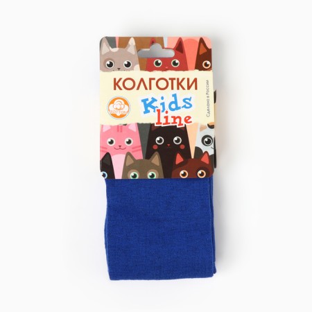 Pantyhose children, blue color, height 92-98 cm-3