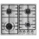 Hon surface Maunfeld Eghs.64.3sts -es, gas, 4 burners, silver