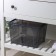 Storage container with a KIP lid, 15.5 l, 37.5 × 28.5 × 23 cm, black color is transparent