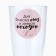 A set of plastic glasses for champagne "for shine eyes", 150 ml