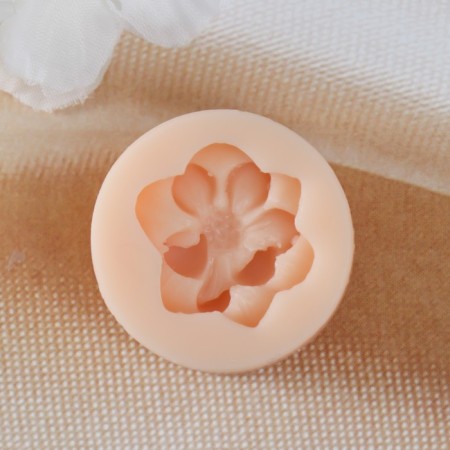 Mold Silicon "Nasturtium" 2.5x2.5x0.6 cm-1