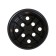 Pot for seedlings, 750 ml, d = 12 cm, h = 10.5 cm, black, Greengo